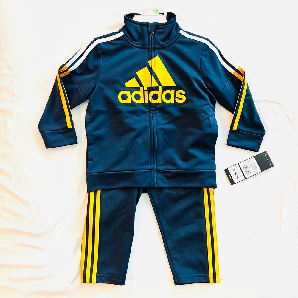 Image of ADIDAS NAVY TRACK SUIT size 18M