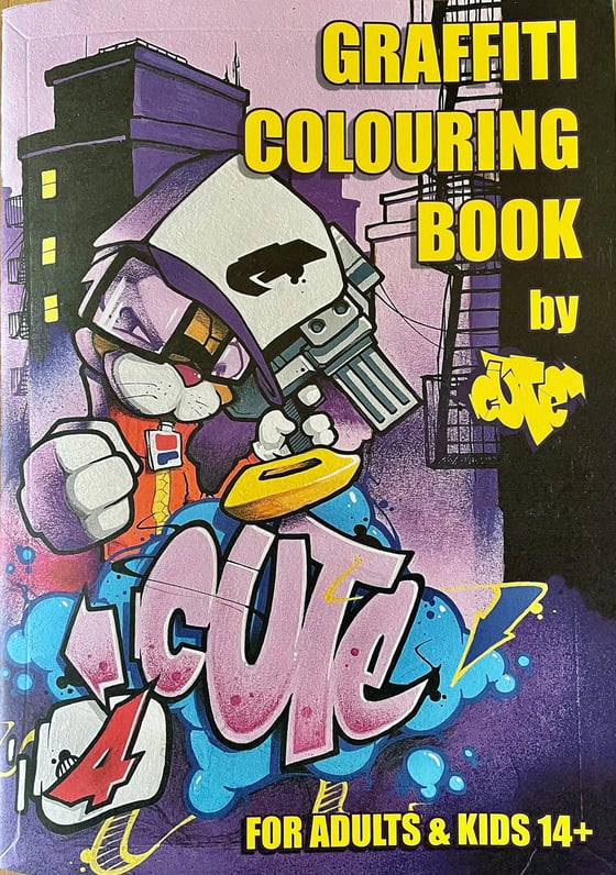 Image of CUTE Graffiti Colouring Book