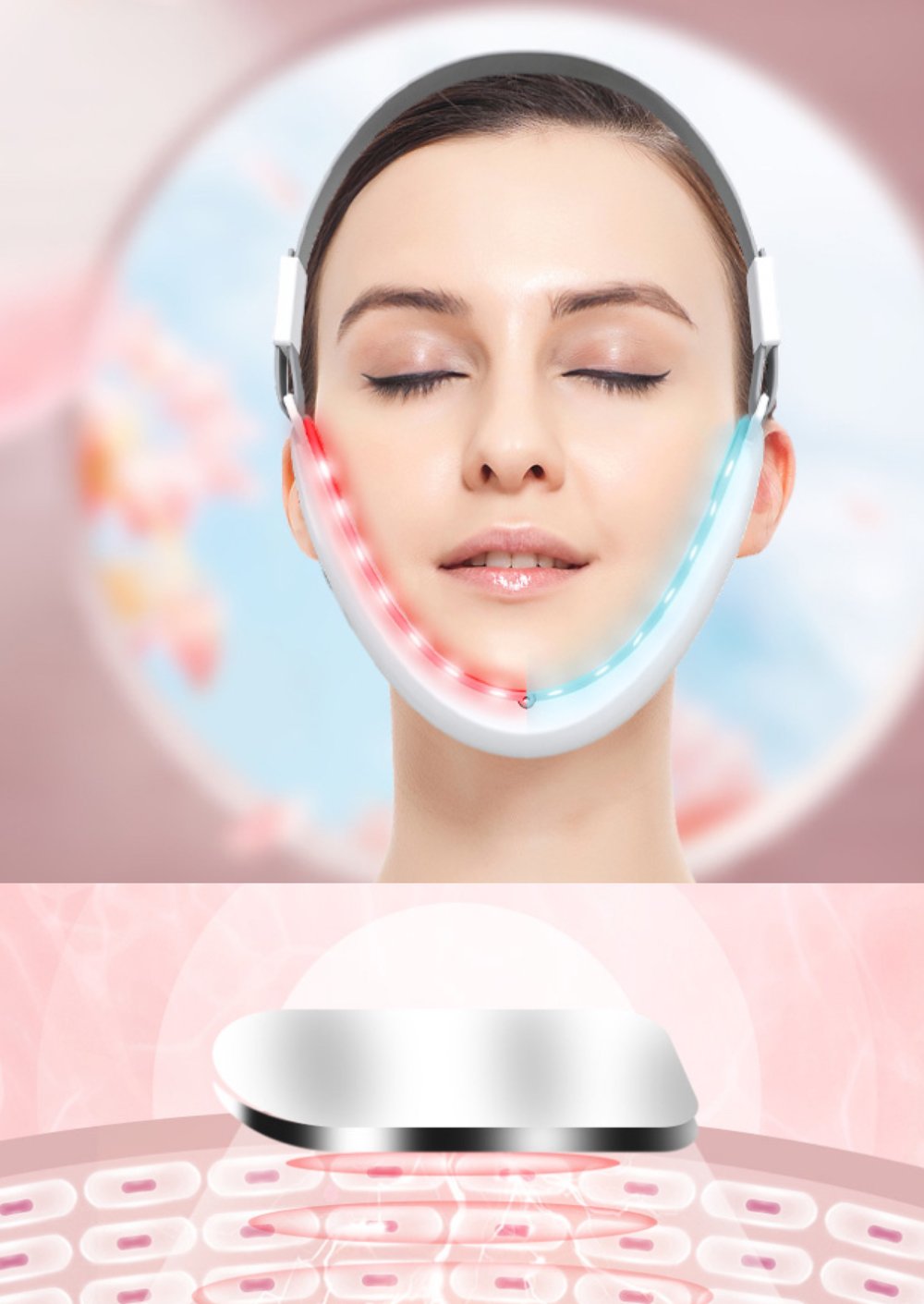 Image of V-Shaped Facial Lifting Massager