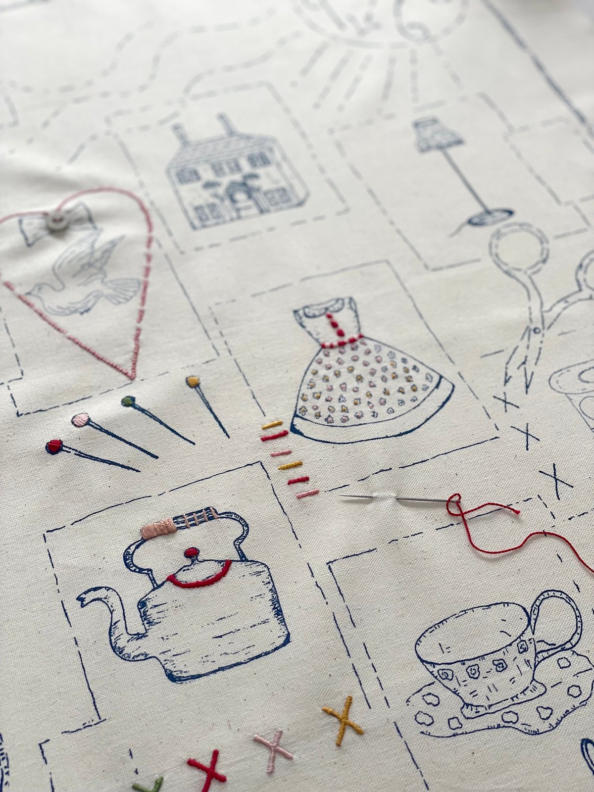 Image of A Jessie Chorley Doodle Cloth