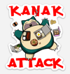 Kanak Attack Snorlax sticker