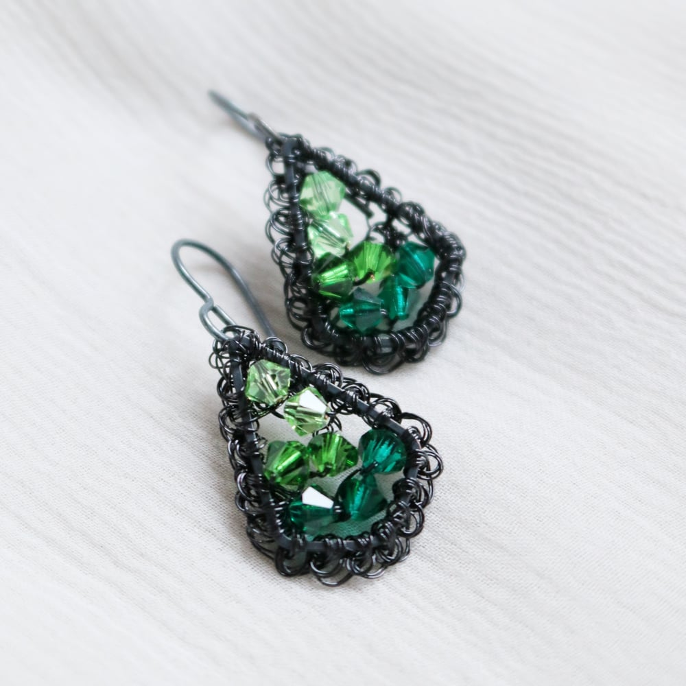 Image of BRIOLETTE EARRINGS - Emerald City