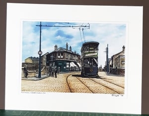 Image of Tram Terminus, Eccleshill Art Print