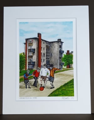 Image of Springfield All Stars Art Print