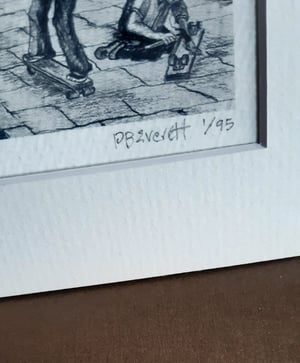 Image of Let's Race The Bus Art Print