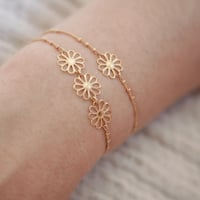Image 1 of Bracelet Trio ROSIE Or/Argent