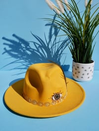 Image 2 of Soleil Fedora Hat 