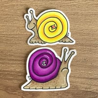 Image 3 of Super Snail Sticker Set