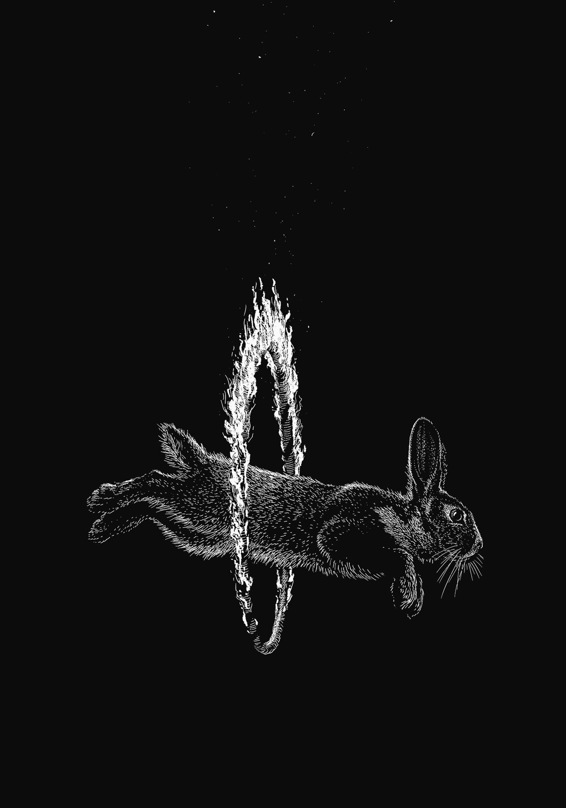 »Hasensprung« Screen Print | Janta-Island