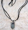 Labradorite pendulum pendant necklace