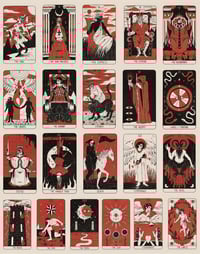 Image 3 of The Crimson Eye Tarot Deck