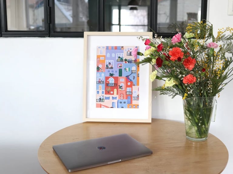 COFFRET PEINTURE AU NUMÉRO - HOME TOGETHER PAR MONAMAI, PETIT PINCEAU Image 3