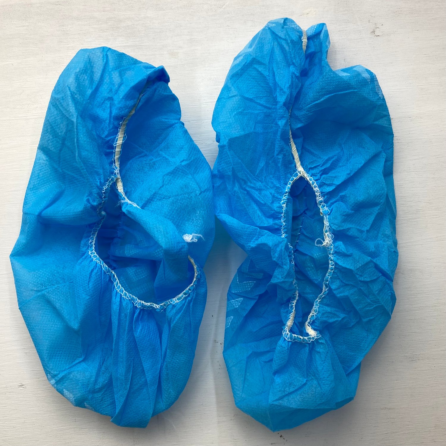 Image of Ambitex Blue Polypropylene Disposable Shoe Covers 100ct 50 pr