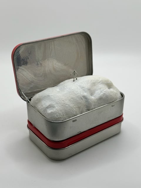 Yeti On A Glacier At Night