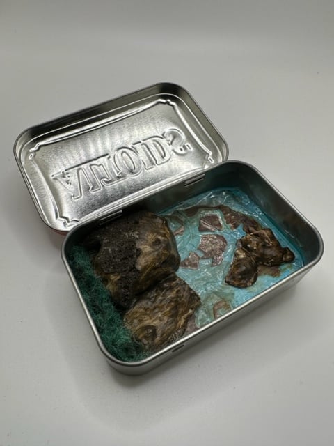 Aerial View Of Big Foot After Bath