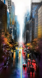 Image of 'Autumn In NYC' - Limited edition print