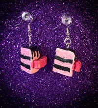 Image 3 of Sweet 1600th Birthday Cake Earrings