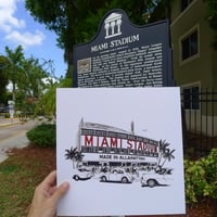 Image 1 of Miami Stadium AP History Art Print (12x12)