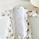 The Quilted Teddy Pram Suit 