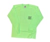 New Pipe & Chain Logo - Safety Green Long Sleeve