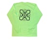 New Pipe & Chain Logo - Safety Green Long Sleeve