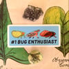 #1 Bug Enthusiast Sticker