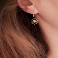 Image 1 of Mini Créoles ROSIE Or/Argent