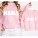 Image 1 of Mama/mini, Crewneck sweatshirt (sold separately)