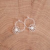 Image 2 of Mini Créoles ROSIE Or/Argent