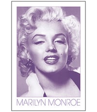 Image 1 of marilyn monroe - purple - large dot - P0122