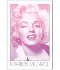 Image 1 of marilyn monroe - pink - large dot - P0121