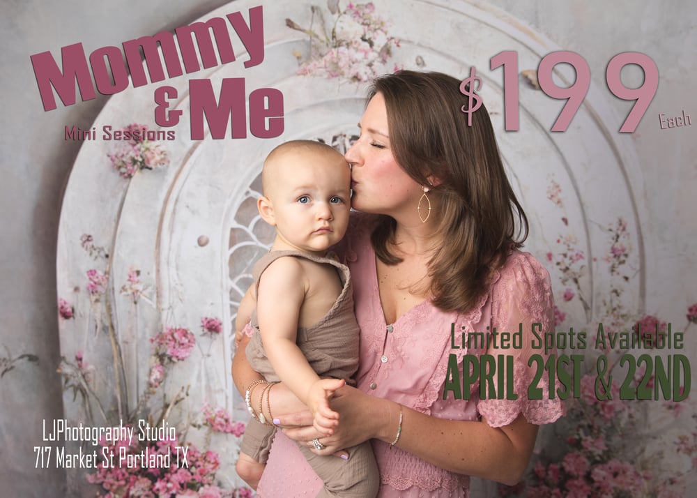 Image of Mommy&Me Mini Sessions 2023 (Pink Arch)