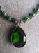 Image of GREEN QUARTZ WITH TIBETAN BEADS