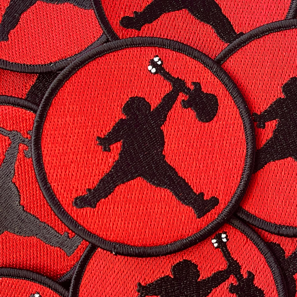 Image of AIR GARCIA EMBROIDERED PATCH - 3” ROUND