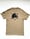 Image of all sides covered tee in light brown 