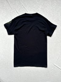 Image of all over texas tee in black 