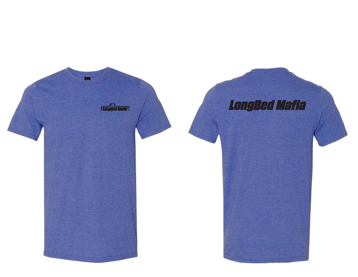 Image of Blue LongBed Mafia Logo Shirt