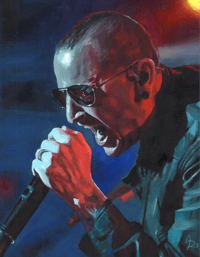 Chester Bennington print 11x14