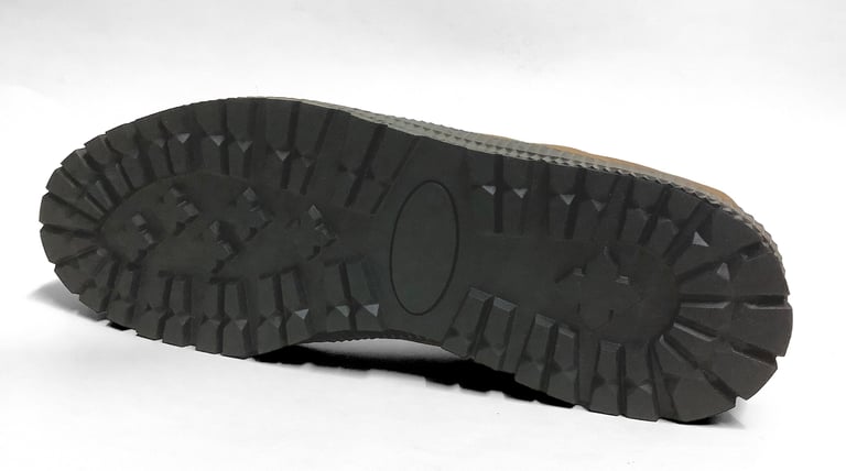 VEGANCRAFT camel black cotton hiker hi top made in Slovakia. Sneaker shoes Image 4