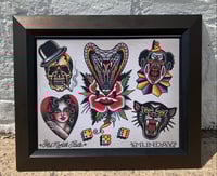 Image 1 of Munday Tattoo Flash Sheet 11”x14”  (5-2022)