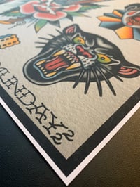 Image 3 of Munday Tattoo Flash Sheet 11”x14”  (5-2022)