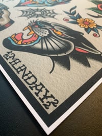 Image 3 of Munday Tattoo Flash Sheet  11”x14”  (6-2022)
