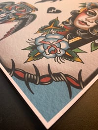 Image 3 of Munday Tattoo Flash Sheet 11”x14”  (4-2023)