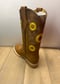 Image of Dalla's Honey Sunflowers Leather Boots