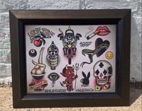 Image 1 of Munday Tattoo Flash Sheet 11”x14”  (8-2022)