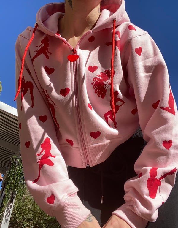 Image of Vday Pin Up Showgirl sweatshirt