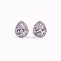 Image 1 of Diamond Tears Earrings