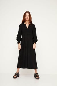 Image 1 of kuwaii lucia dress black wool
