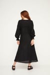 kuwaii lucia dress black wool