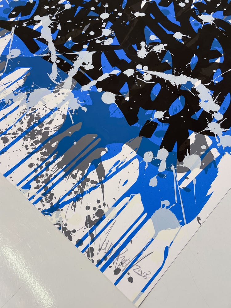 Image of John `JonOne` Perello - Print "Blue"